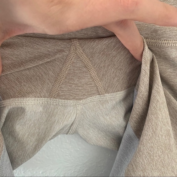 Outdoor Voices Leggings Warmup 7/8 Colorblock Desert Oatmeal Cloud S EUC - Picture 8 of 13